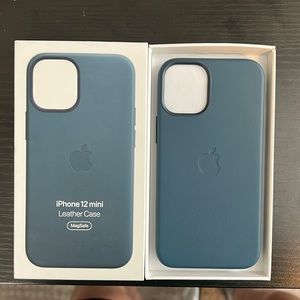 iPhone 12 Mini Leather case (New in Box)